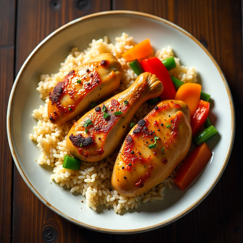 Pedigree Roasted Chicken Rice and Vegetables Dinner Recipe