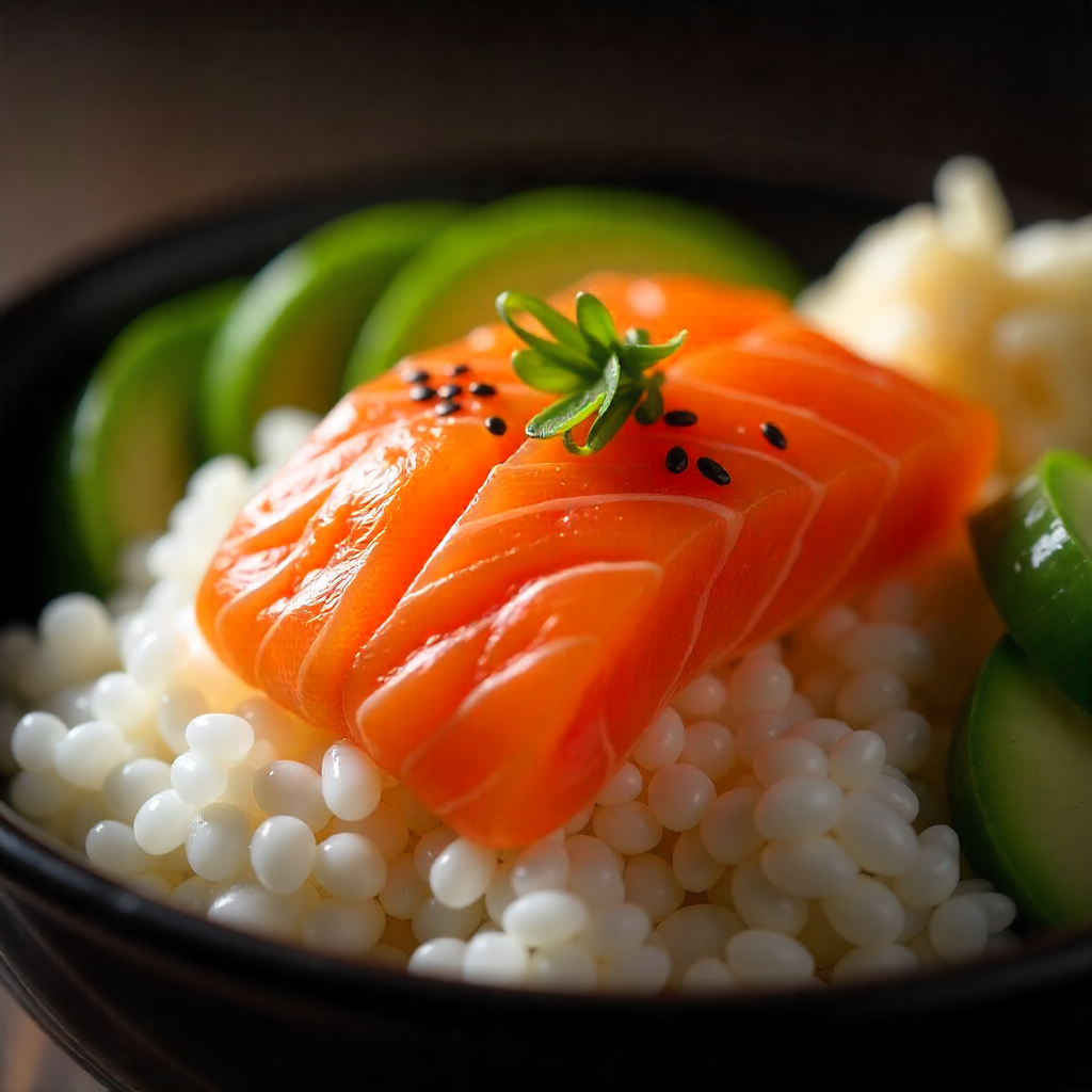 Salmon Roe Delicacy Dinner Bowl