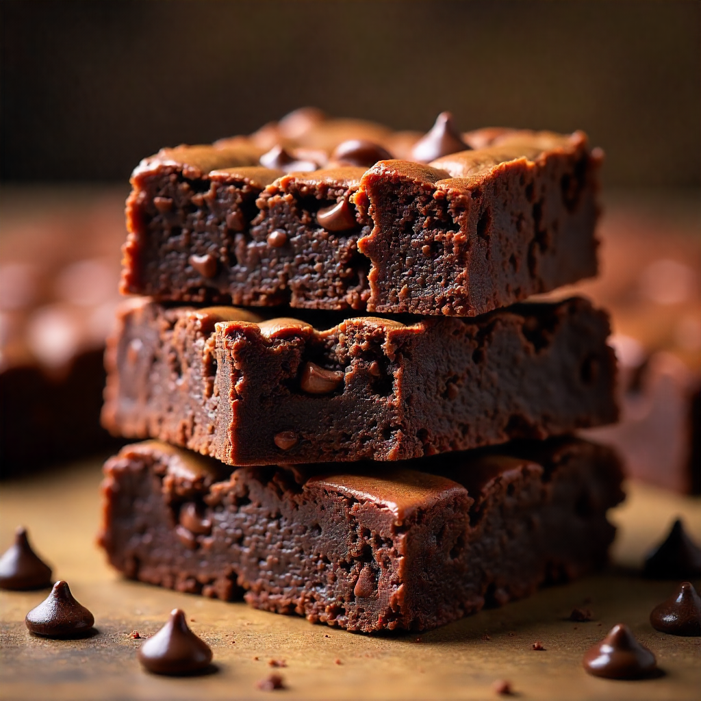 Irresistible Double Chocolate Chip Brownie Papa Johns Style